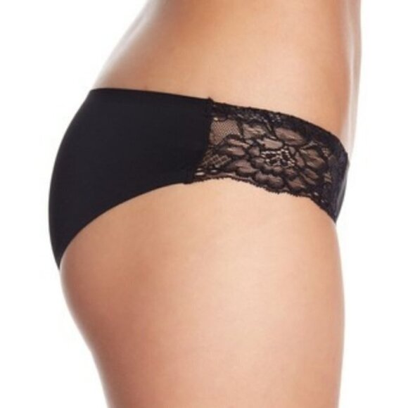 𝅺nwt Free People Smooth Bikini Black Lace Panties M - Picture 5 of 11